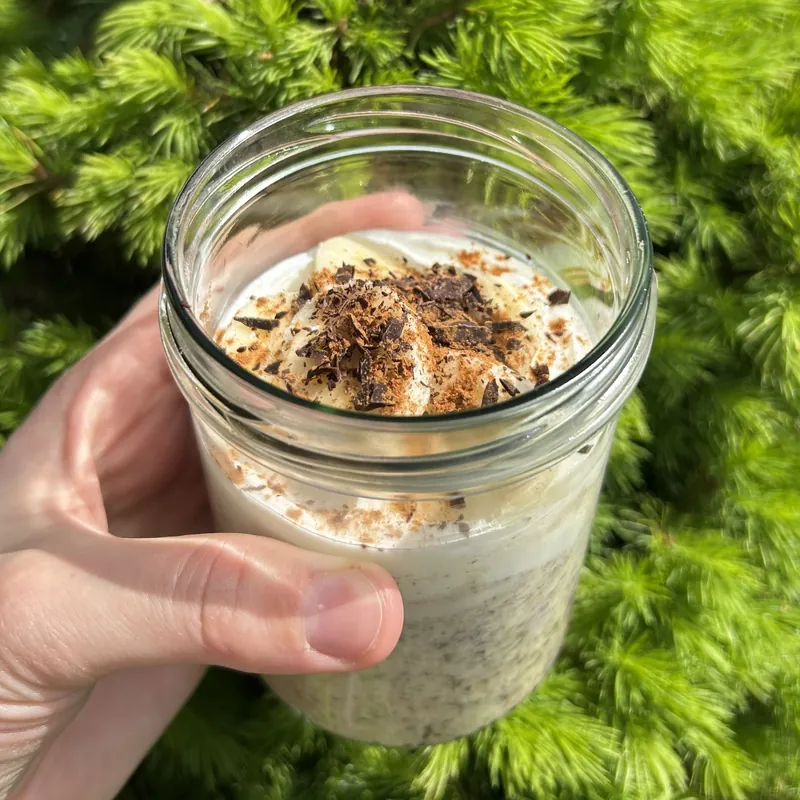 Banánové overnight oats, recept z Nutrikalkulačky