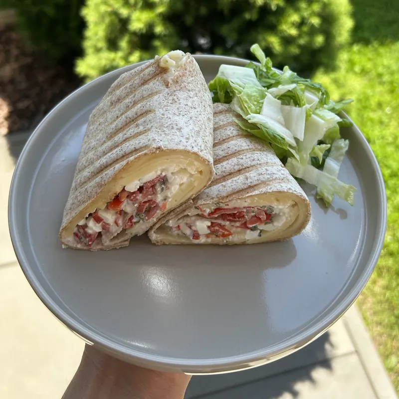 Cottage wrap se sýrem a paprikou, recept z Nutrikalkulačky