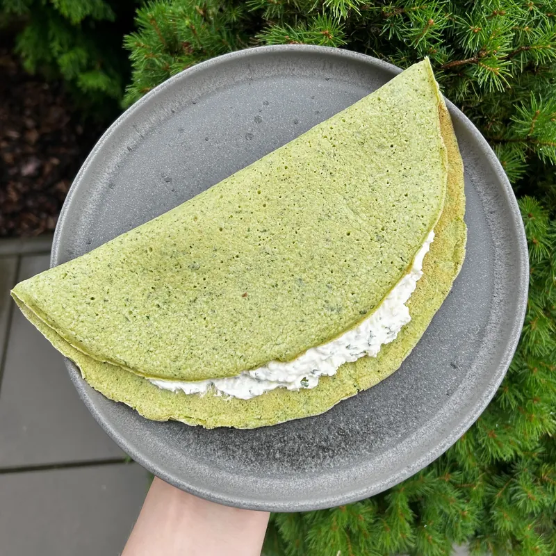 Cuketové placky s kozím sýrem, recept z Nutrikalkulačky