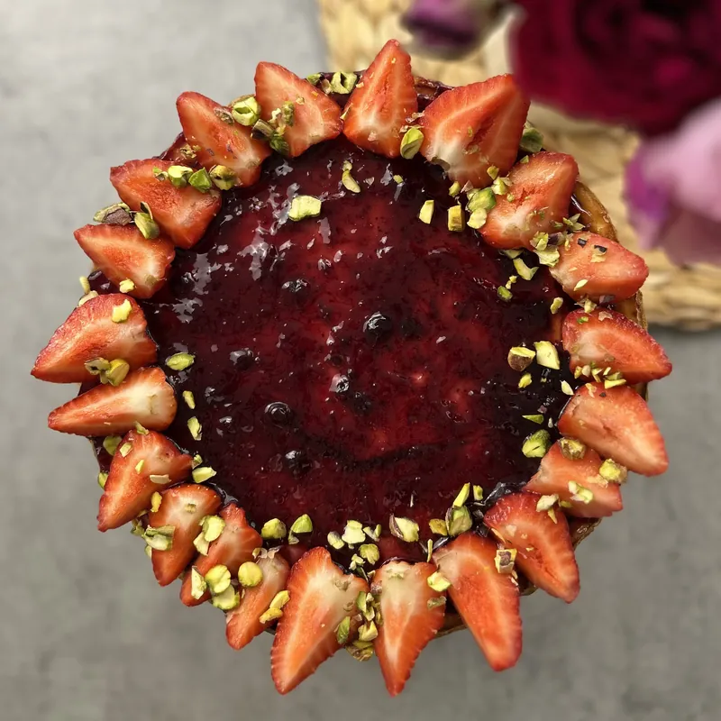 Jahodový cheesecake, recept z Nutrikalkulačky