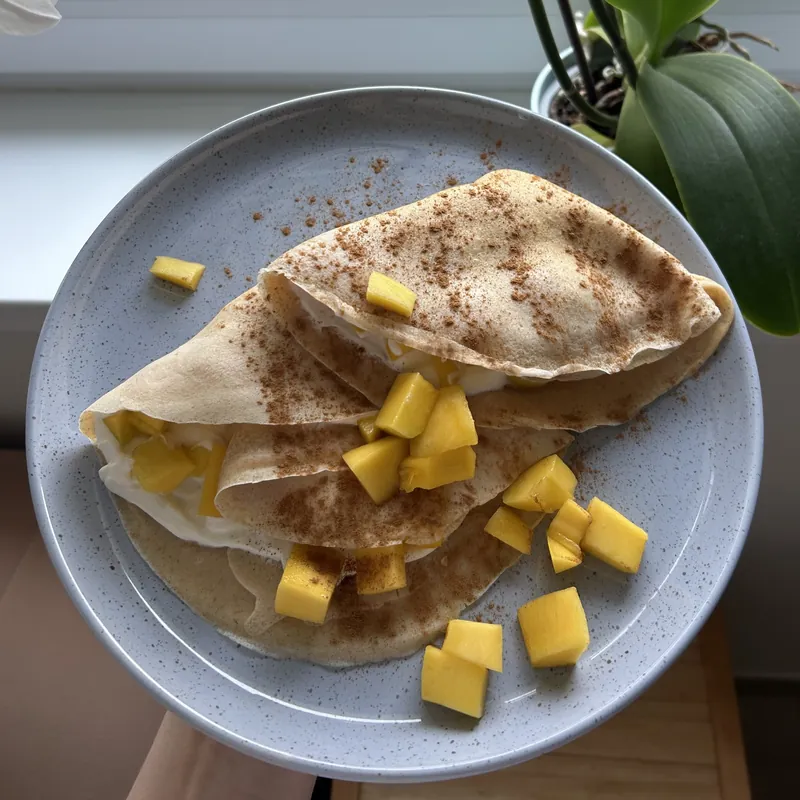 Palačinky s tvarohem, recept z Nutrikalkulačky