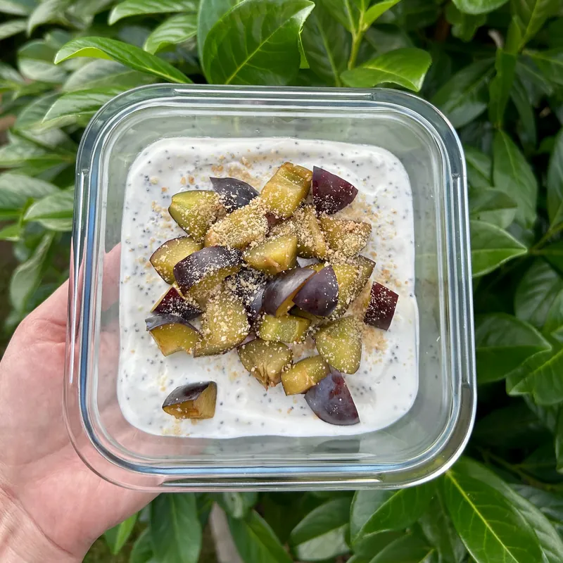 Švestkový cheesecake, recept z Nutrikalkulačky