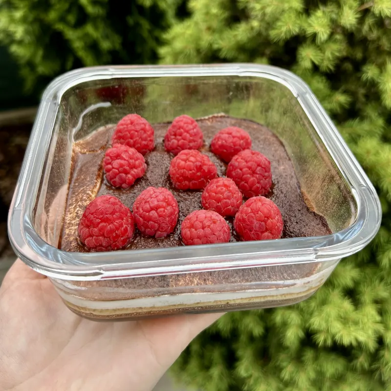 Tiramisu s malinami, recept z Nutrikalkulačky