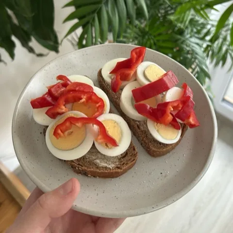 Chleba s vajíčkem, recept z Nutrikalkulačky