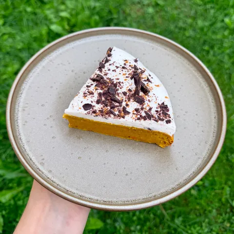 Dýňový koláč s tvarohovým krémem, recept z Nutrikalkulačky