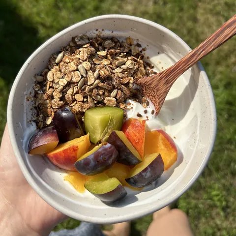 Řecký jogurt s vločkami, recept z Nutrikalkulačky