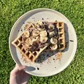Banánové vafle bez cukru, recept s výživovými hodnotami