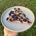 Borůvkový koláč s tvarohem a drobenkou, recept z Nutrikalkulačky