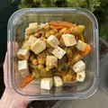Cizrna na kari s bulgurem, recept z Nutrikalkulačky
