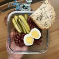 Fazole na kyselo s chlebem, recept z Nutrikalkulačky