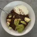 Ovesná kaše s tvarohem, recept s výživovými hodnotami