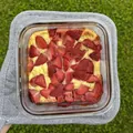 Pečený tvaroh s jahodami, recept s výživovými hodnotami