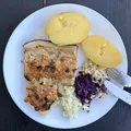 Zapečené brambory s cuketou a kuřecím masem, recept s výživovými hodnotami