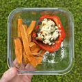 Zapečené plněné papriky mletým masem, recept s výživovými hodnotami