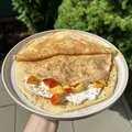 Zdravé palačinky s tvarohem a nektarinkami, recept s výživovými hodnotami